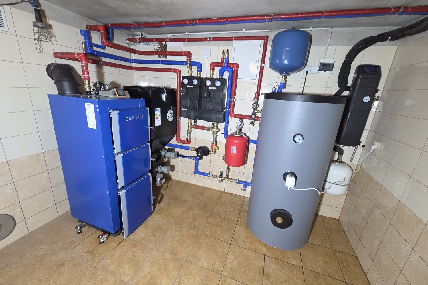 Kotłownia z kotłem na pellet – realizacja Wentotech